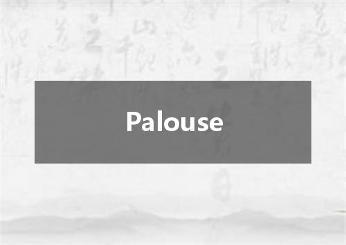 Palouse是什么意思