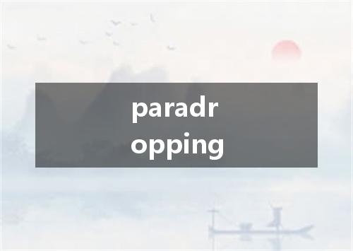 paradropping是什么意思