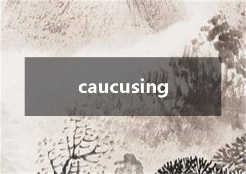 caucusing是什么意思
