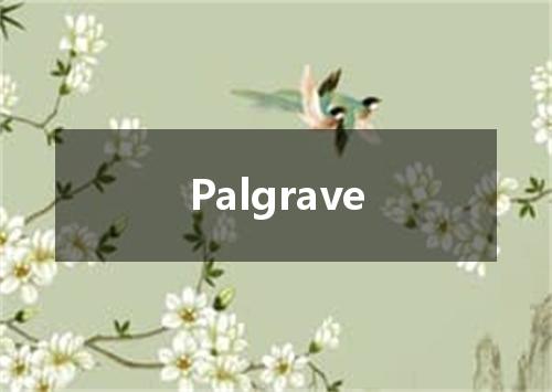 Palgrave是什么意思