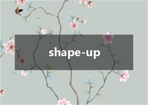 shape-up是什么意思