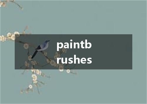 paintbrushes是什么意思
