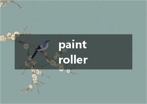 paint roller是什么意思