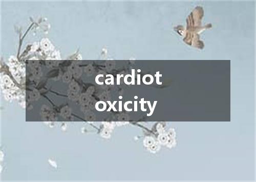 cardiotoxicity是什么意思