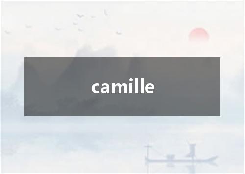 camille是什么意思