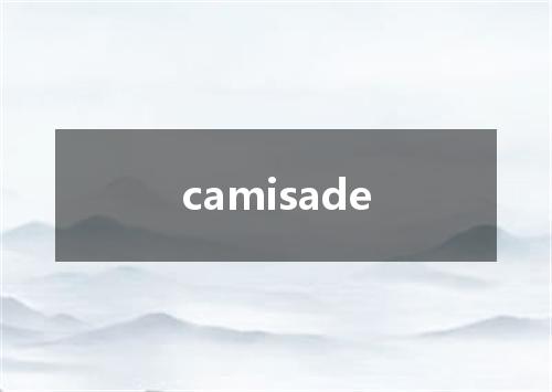 camisade是什么意思