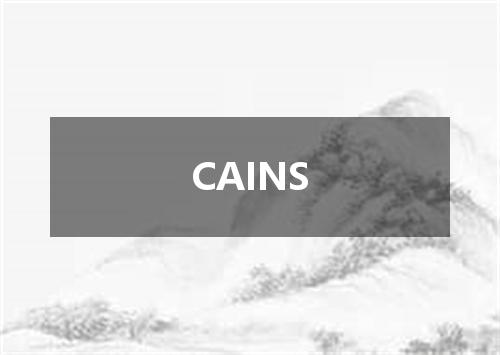 CAINS是什么意思