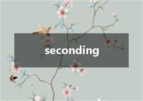 seconding是什么意思