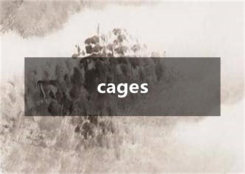 cages是什么意思