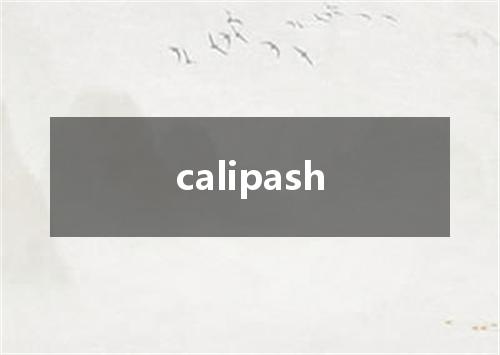 calipash是什么意思