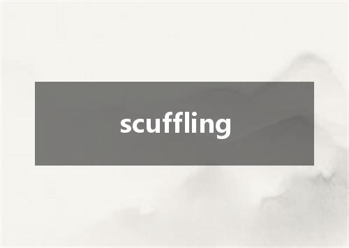 scuffling是什么意思