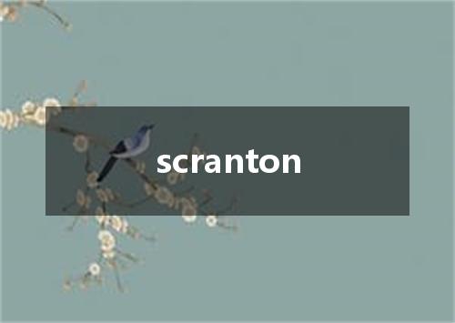 scranton是什么意思
