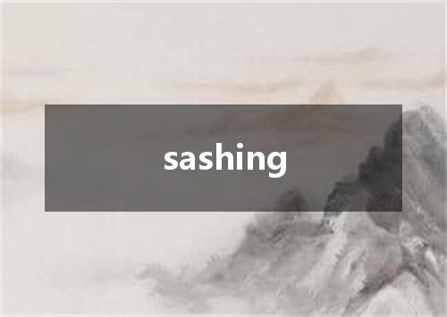 sashing是什么意思