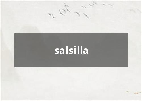 salsilla是什么意思