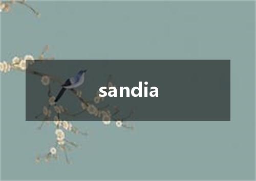 sandia是什么意思