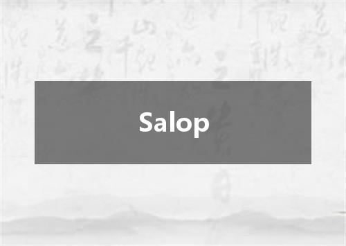 Salop是什么意思