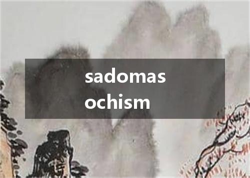 sadomasochism是什么意思