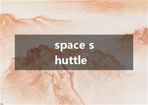 space shuttle是什么意思