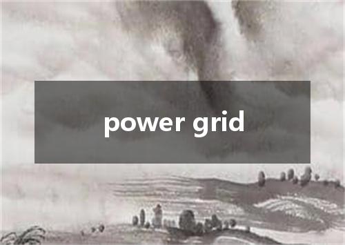 power grid是什么意思