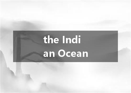 the Indian Ocean是什么意思