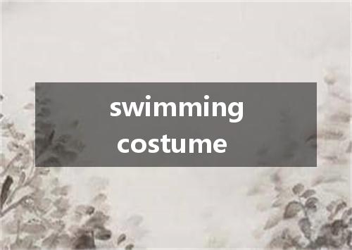 swimming costume是什么意思