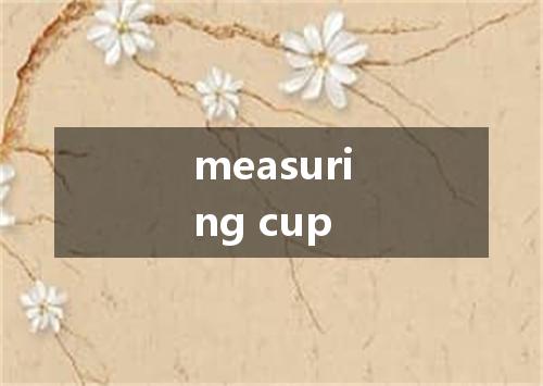 measuring cup是什么意思