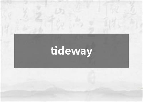 tideway是什么意思