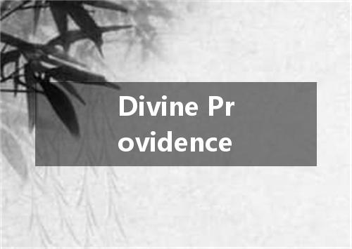 Divine Providence是什么意思