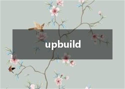 upbuild是什么意思