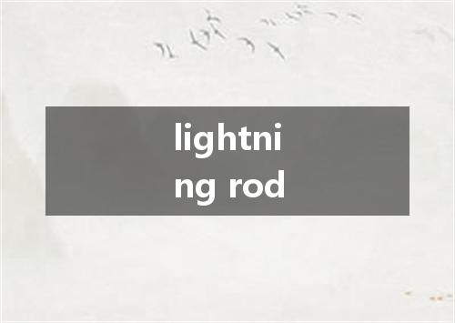 lightning rod是什么意思
