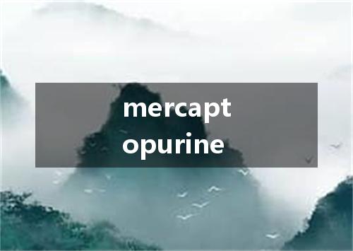 mercaptopurine是什么意思