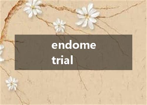 endometrial是什么意思