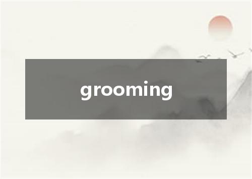 grooming是什么意思