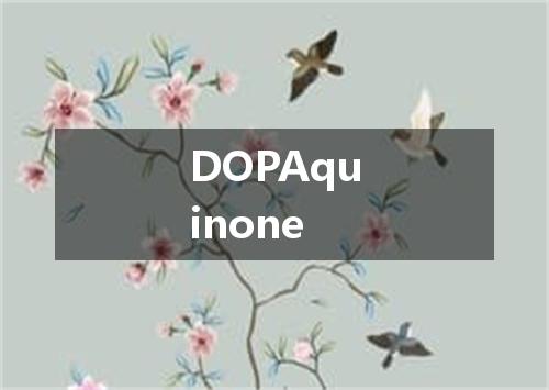 DOPAquinone是什么意思