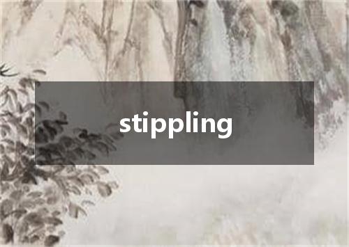 stippling是什么意思