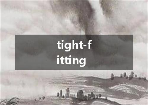 tight-fitting是什么意思