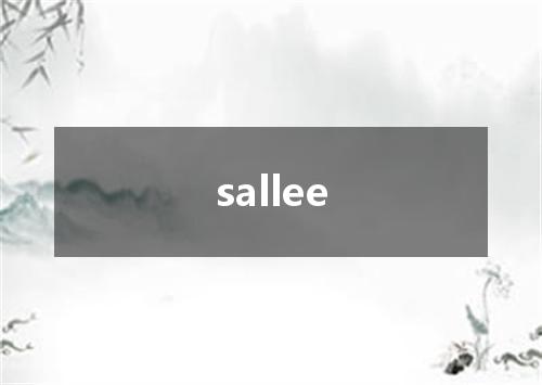 sallee是什么意思
