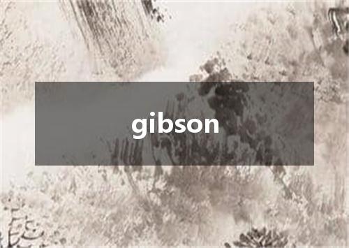 gibson是什么意思