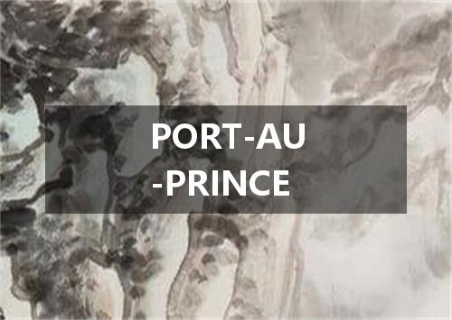 PORT-AU-PRINCE是什么意思