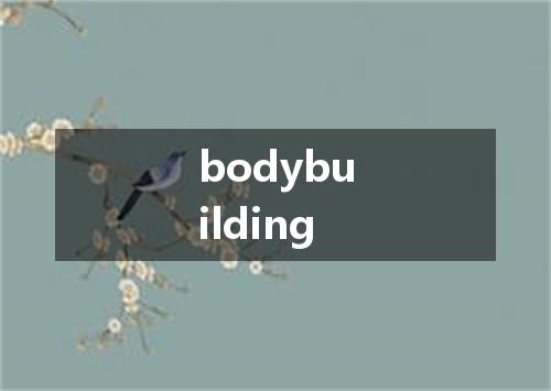bodybuilding是什么意思