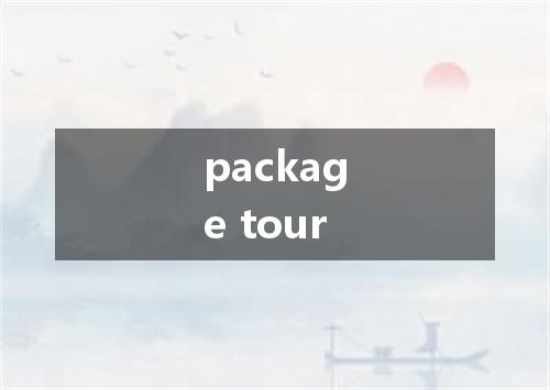 package tour是什么意思