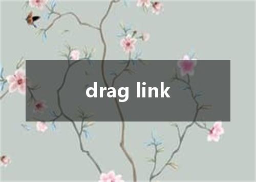 drag link是什么意思