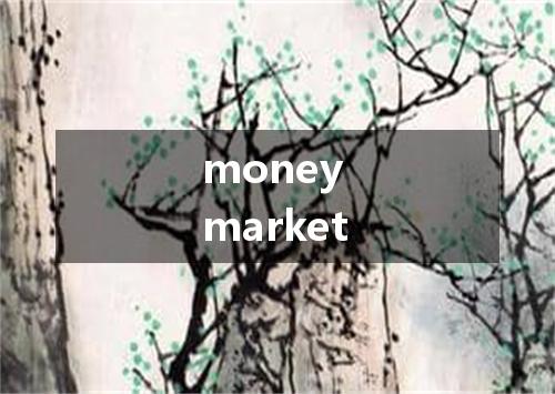 money market是什么意思