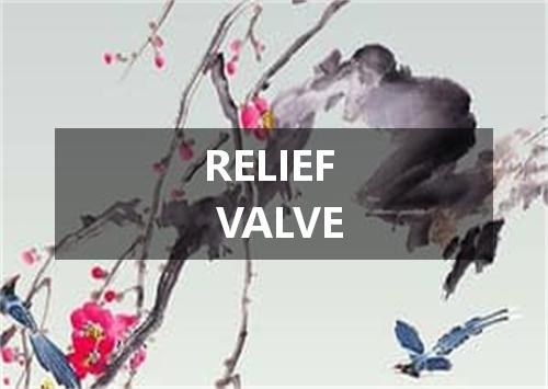 RELIEF VALVE是什么意思