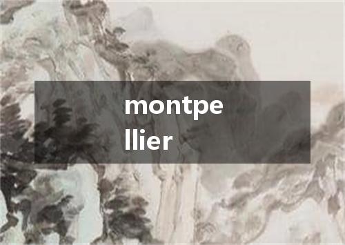 montpellier是什么意思