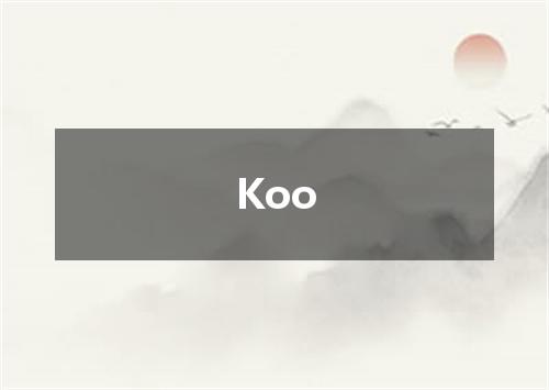 Koo是什么意思