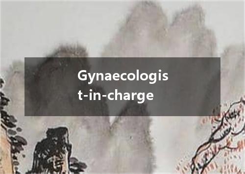 Gynaecologist-in-charge是什么意思