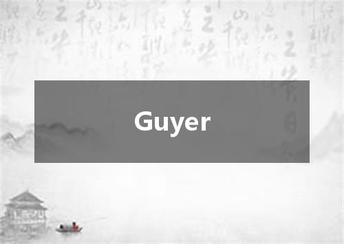 Guyer是什么意思