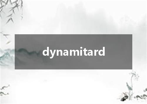 dynamitard是什么意思