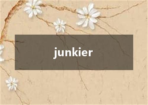 junkier是什么意思